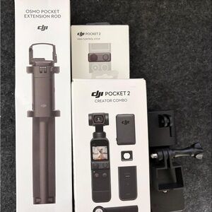 DJI Pocket 2 Creator Combo with Black Accessories